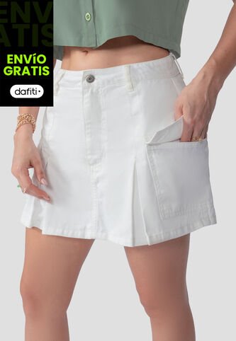Falda Short Mujer Crudo Atypical 106563 Atypical