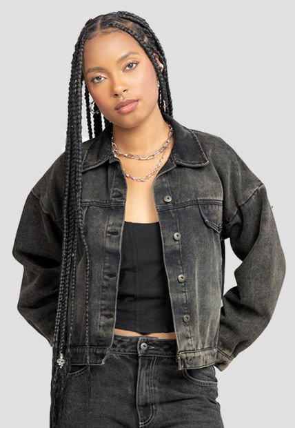 Chaqueta Mujer Negro Atypical 107112