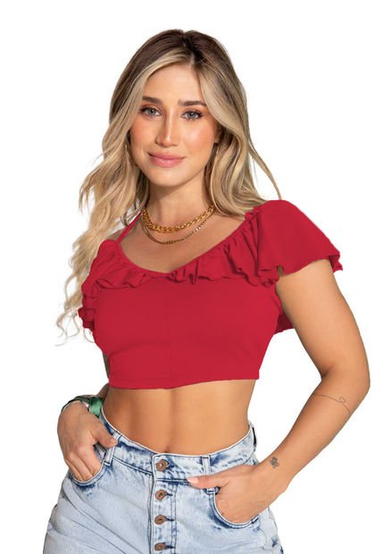 Blusa Mujer Rojo Atypical 2745
