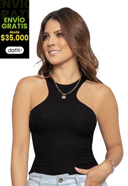 Blusa Mujer Negro Atypical 88522