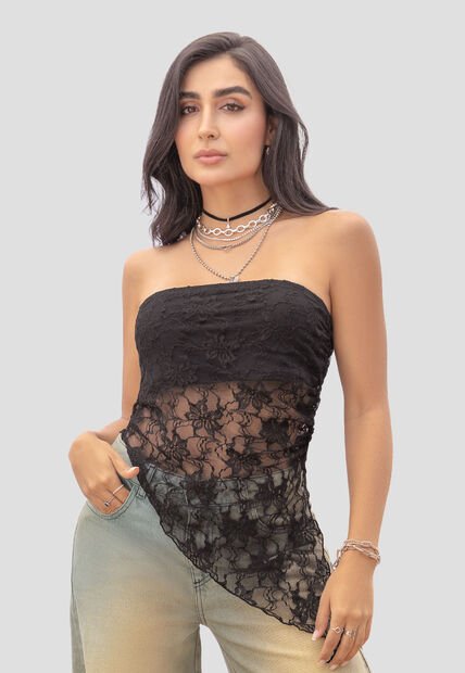 Blusa Mujer Negro Atypical 106602