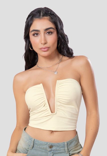 Blusa Mujer Caqui Atypical 105419