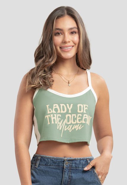 Camiseta Mujer Verde Oliva Atypical 105476