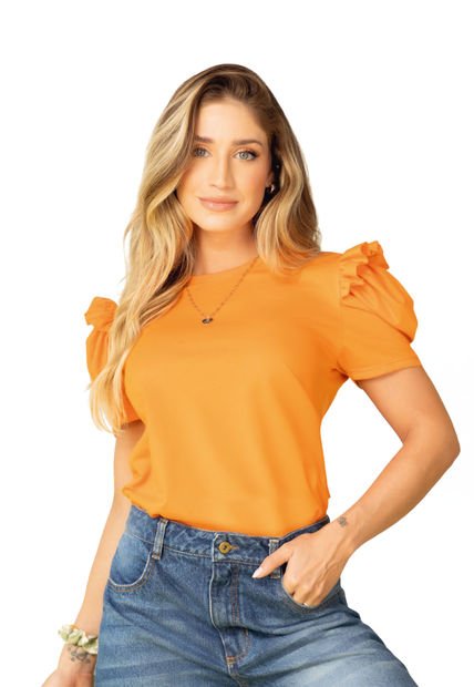 Camiseta Mujer Naranja Atypical 32570
