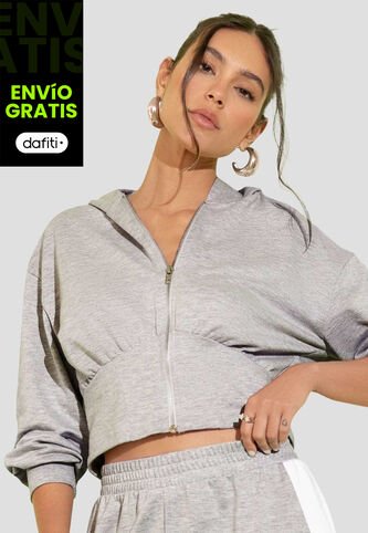 Buzo Mujer Gris Jaspe Atypical 112602 Atypical