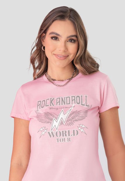 Camiseta Mujer Rosa Atypical 104510