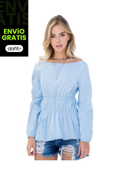 Blusa Mujer Azul Atypical 75880