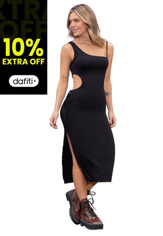 Vestido Mujer Negro Atypical 93562 Atypical