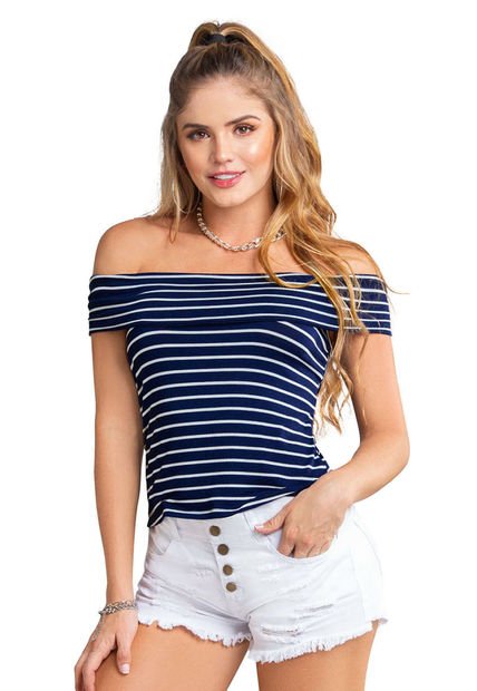 Blusa Mujer Azul Atypical 83293
