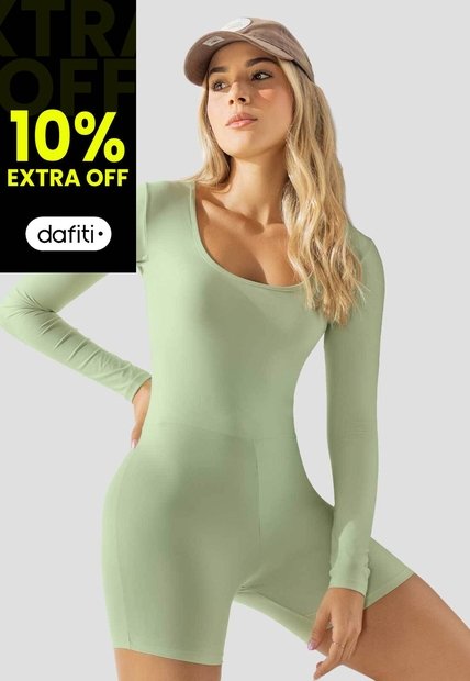 Enterizo Corto Mujer Verde Matcha Atypical 105479