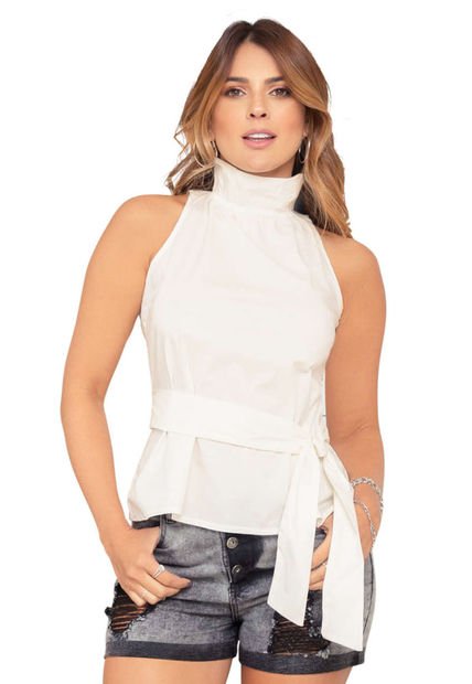 Blusa Mujer Blanco Atypical 78632
