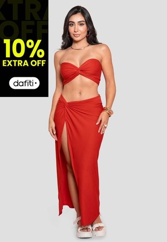 Conjunto Mujer Rojo Atypical 100672 Atypical