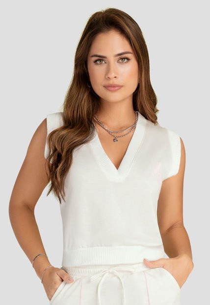 Blusa Mujer Blanco Atypical 103818