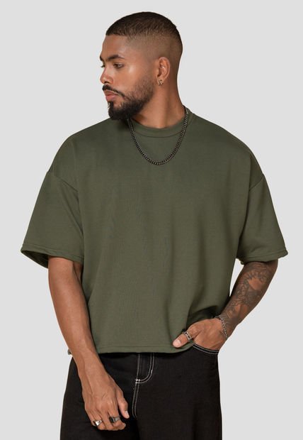Camiseta Hombre Verde Atypical 104901