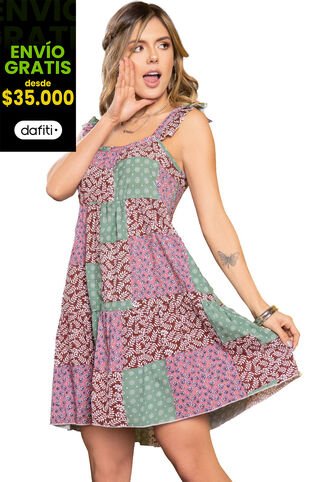 Vestido Juvenil Femenino Estampado Atypical Atypical