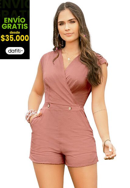 Enterizo Palo De Rosa Mp 90617