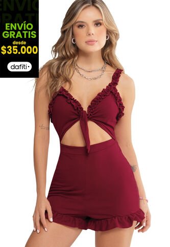 Enterizo Corto Vinotinto Atypical Atypical