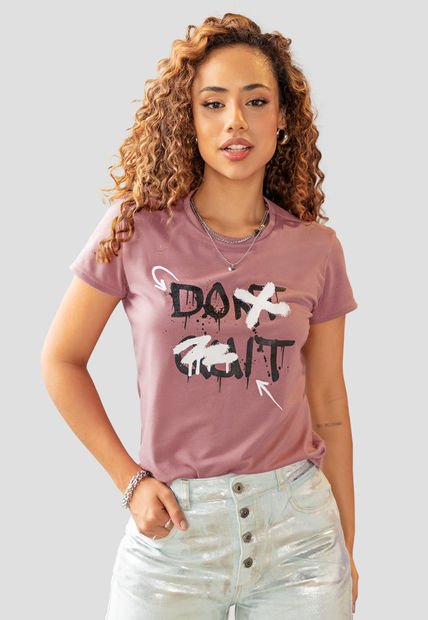Camiseta Mujer Palo De Rosa Atypical 101325