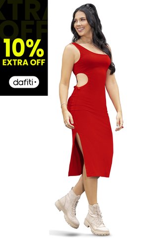 Vestido Juvenil Rojo Atypical 93562 Atypical