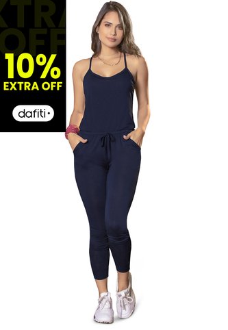Enterizo Largo Juvenil Azul Navy Atypical 3832 Atypical