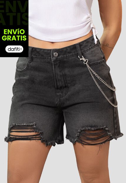 Short Mujer Negro Atypical 105380