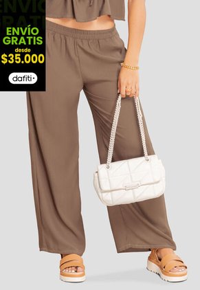 Pantalón Mujer Chocolate Atypical 106927