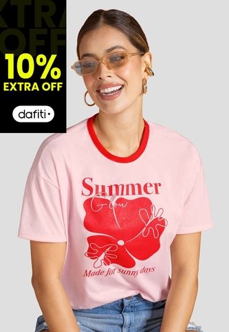 Camiseta Mujer Rosa Atypical 114046 Atypical