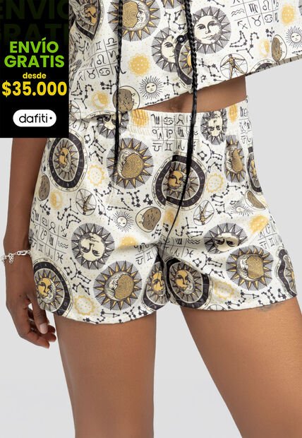 Short Mujer Estampado Atypical 106874