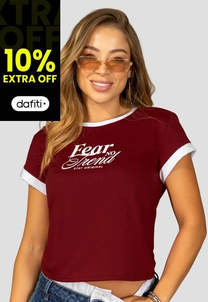 Camiseta Mujer Merlot Atypical 114254