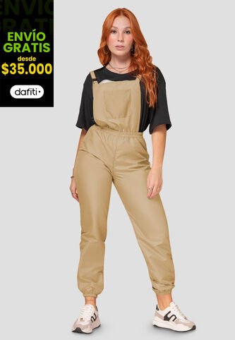 Overall Largo Mujer Beige Atypical 105097 Atypical
