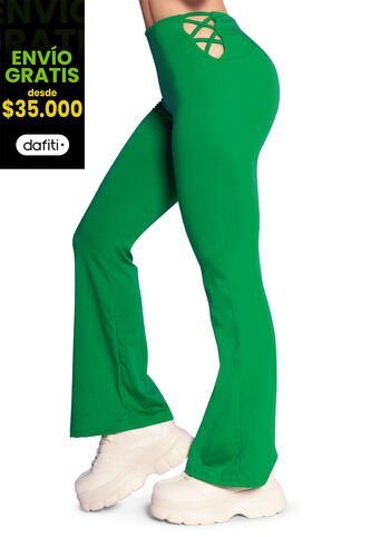 Pantalón Mujer Verde Atypical 4544 Atypical