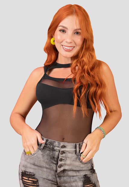 Body Mujer Negro Atypical 102166