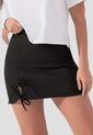 Falda Corta Mujer Negro Atypical 111389 de Atypical