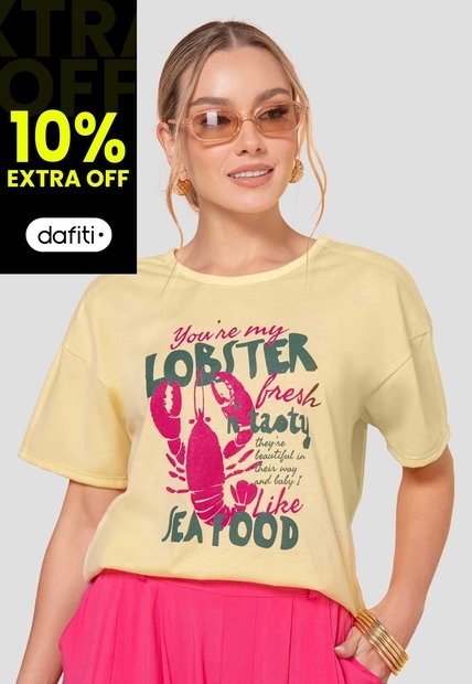 Camiseta Mujer Piña Colada Atypical 113630