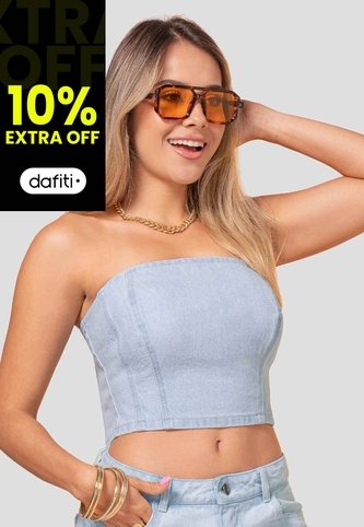 Corset Mujer Azul Claro Atypical 113622 Atypical