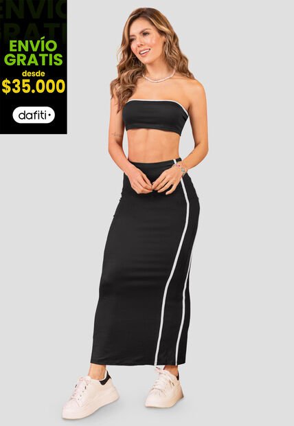 Conjunto Mujer Negro Atypical 102184