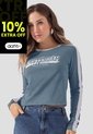 Camibuzo Mujer Azul Indigo Atypical 111187 de Atypical