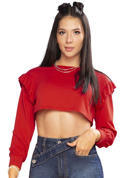 Buzo Mujer Rojo Atypical 34751