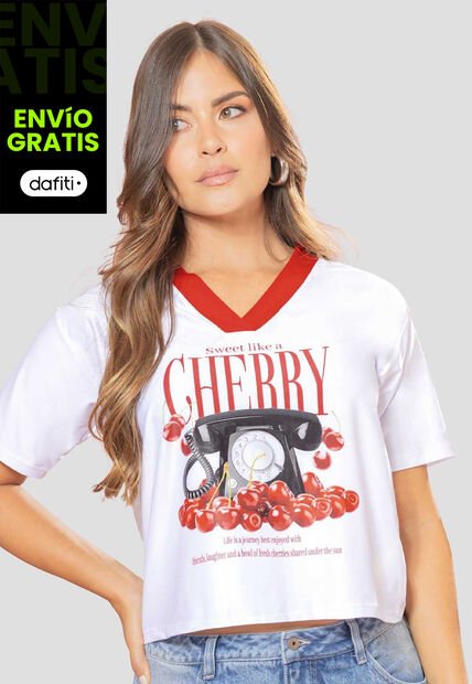 Camiseta Mujer Blanco Atypical 110145