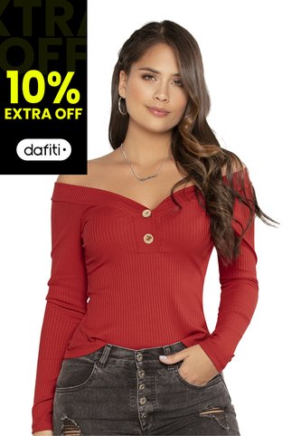 Blusa Juvenil Rojo Atypical 79000 Atypical