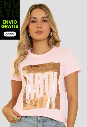 Camiseta Mujer Rosa Atypical 112601 Atypical