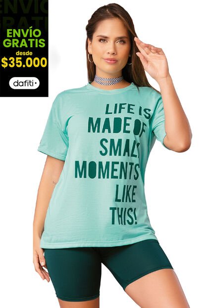 Conjunto Mujer Verde Atypical 31524