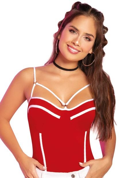 Body Mujer Rojo Atypical 92448