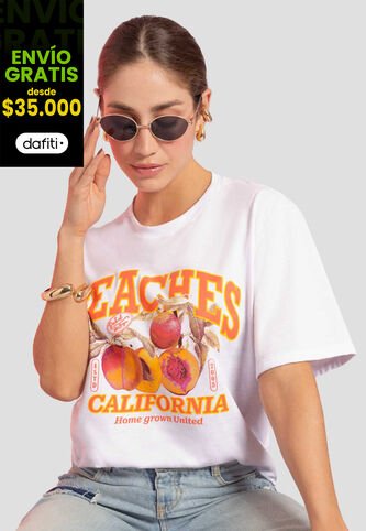 Camiseta Mujer Blanco Atypical 112486 Atypical