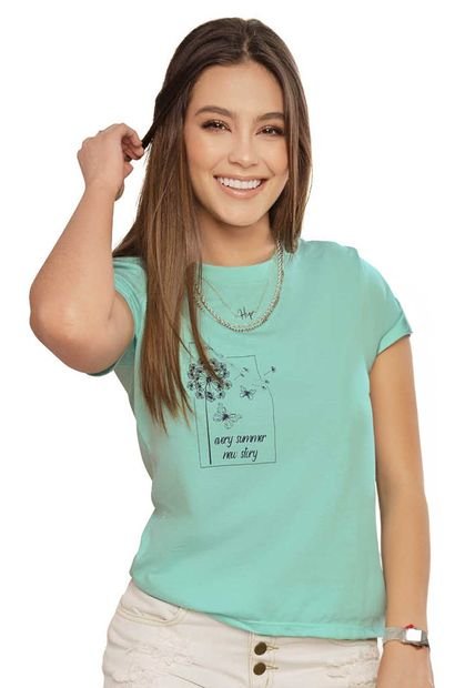 Camiseta Mujer Verde Atypical 16742