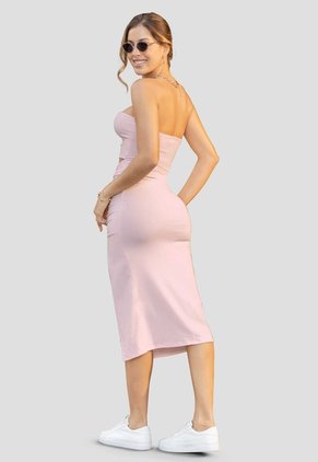 Vestido Mujer Rosa Atypical 33435
