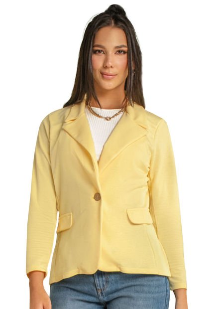 Blazer Mujer Amarillo Atypical 34759