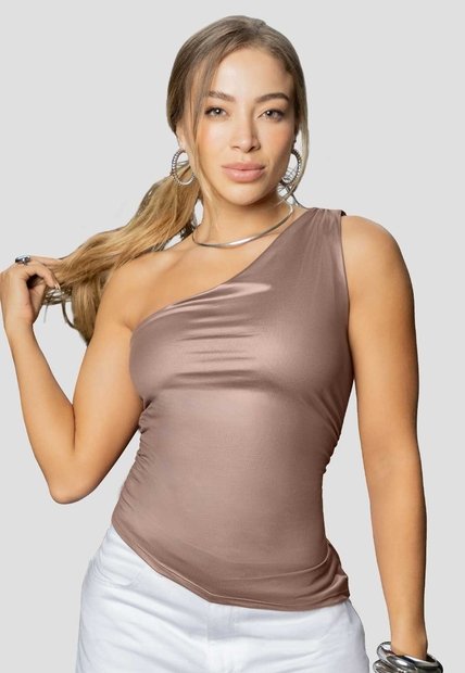 Blusa Mujer Chocolate Atypical 114257