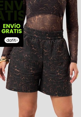 Bermuda Mujer Estampado Atypical 114251 Atypical