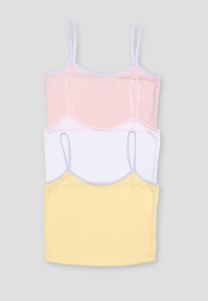 Camisilla Paq X3 Mujer Multicolor Atypical 114639